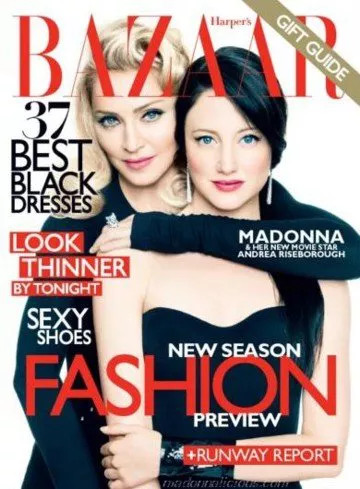 Madonna nos presenta a su actriz fetiche en Harper's Bazaar: ¡Encantadas de conocerse!