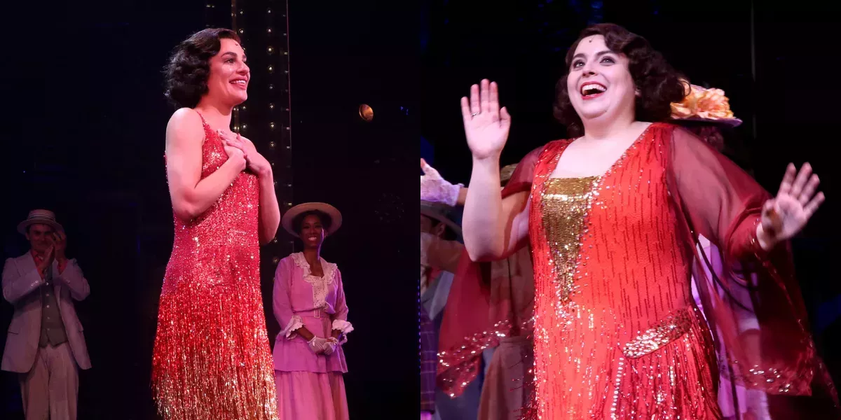 Lea Michele usó un vestido final diferente al de Beanie Feldstein en 'Funny Girl' en Broadway - y provocó una conversación sobre la 'gordofobia'