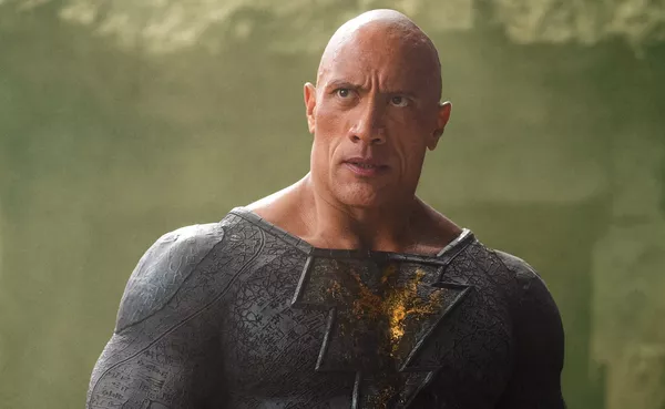 Dwayne Johnson in 'Black Adam.' Warner Bros.