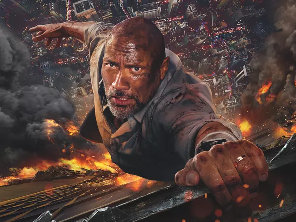 Dwayne Johnson in 'Skyscraper.' Universal Pictures