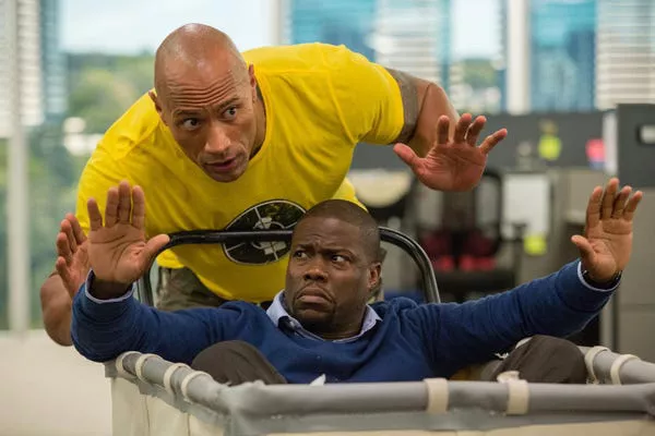 Dwayne Johnson and Kevin Hart in 'Central Intelligence.' Warner Bros.