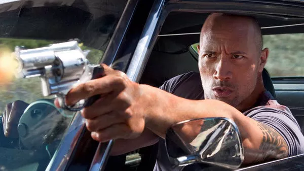 Dwayne Johnson in 'Faster.' CBS Films