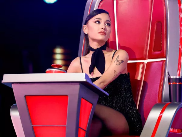 Ariana Grande fue coach en la temporada 21 de 'The Voice' de NBC.