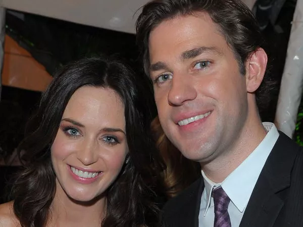 Emily Blunt y John Krasinski en un evento juntos en 2009.