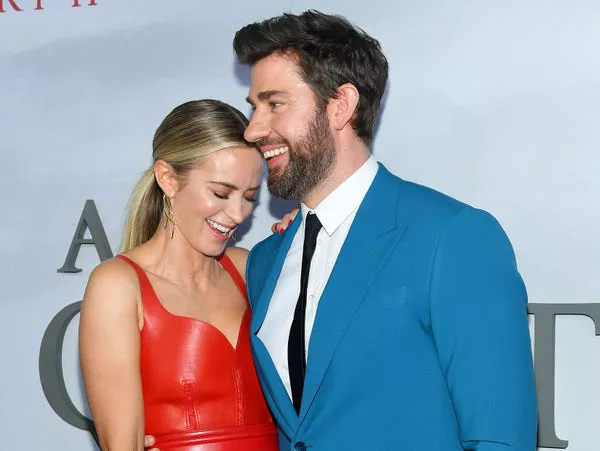 Emily Blunt y John Krasinski en el estreno de 'A Quiet Place Part II.'