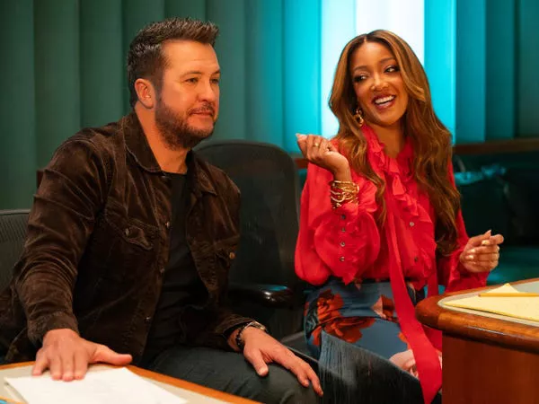 Luke Bryan and Mickey Guyton in 'It's All Country.'