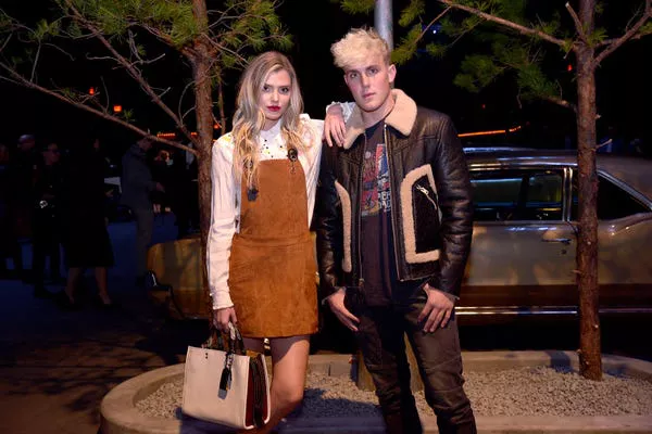 Alissa Violet and Jake Paul in 2016. Aurora Rose/WWD/Penske Media via Getty Images