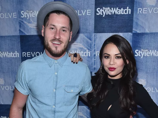 Janel Parrish y Val Chmerkovskiy aprendieron su rutina en dos días. Getty/Alberto E. Rodriguez