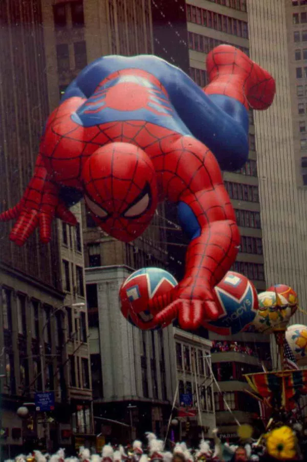 Spider-Man hizo su primera aparición en el desfile de Macy's en 1991.