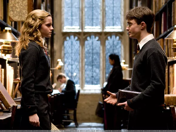 Emma Watson y Daniel Radcliffe en 'Goblet of Fire.'