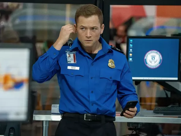 Taron Egerton in 'Carry-On.'