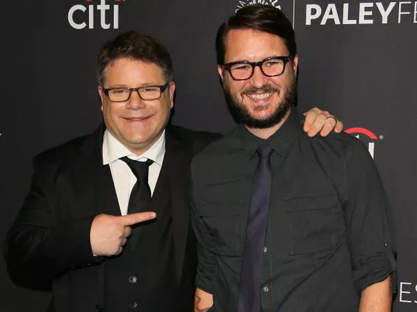 Sean Astin y Wil Wheaton en 2018. Jean Baptiste Lacroix/WireImage/Getty Images