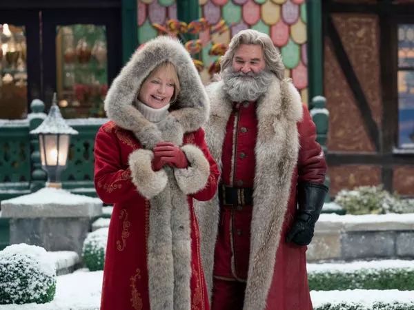 Goldie Hawn y Kurt Russell en 'The Christmas Chronicles 2.'