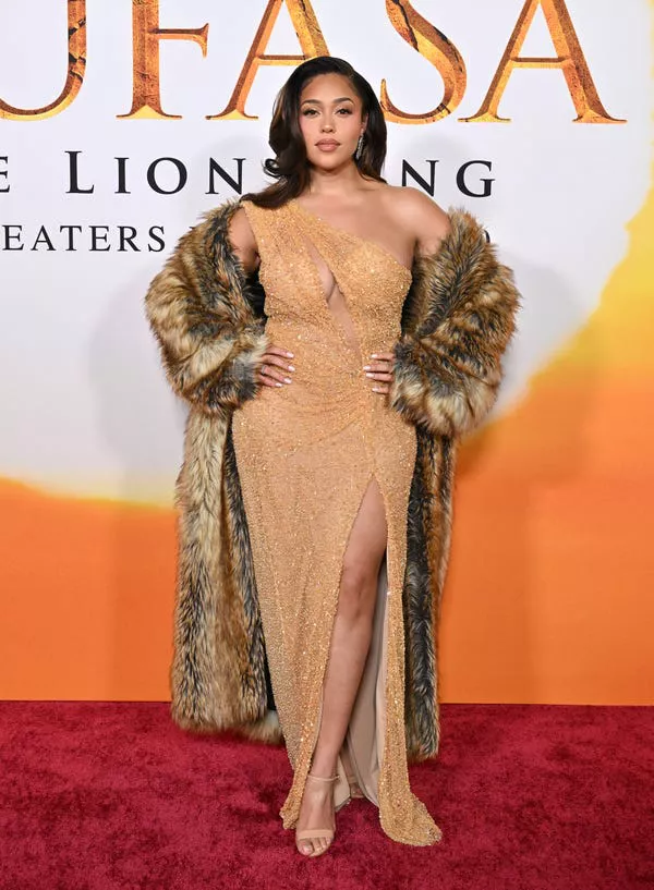 Jordyn Woods asiste a la premier de 'Mufasa: El Rey León' en Hollywood. Axelle/Bauer-Griffin/Getty Images