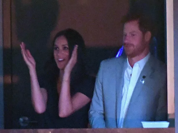 Meghan Markle y el Príncipe Harry en septiembre de 2017