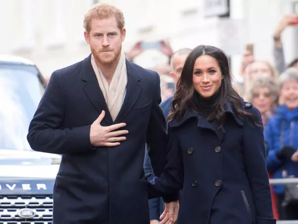 Príncipe Harry y Meghan Markle en diciembre de 2017