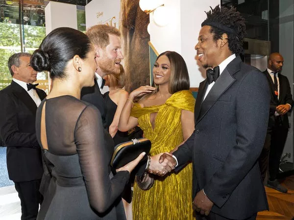 Harry y Meghan se reunieron con Beyoncé y Jay-Z en julio de 2019.