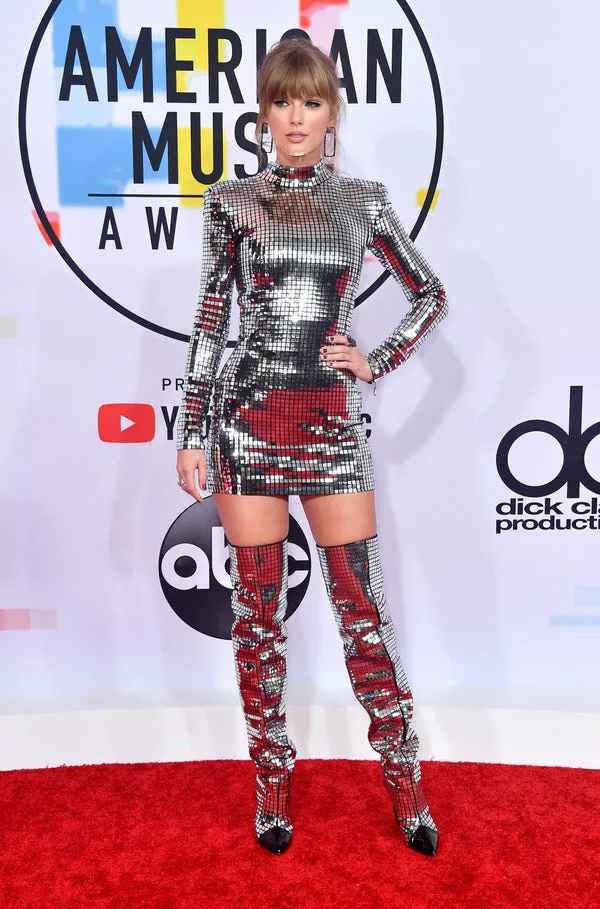 Taylor Swift en los American Music Awards 2018.