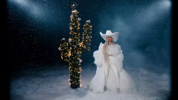 Beyoncé in a promo photo for her Christmas Day halftime show.