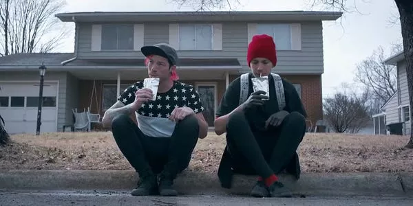 Twenty One Pilots en 'Stressed Out'.