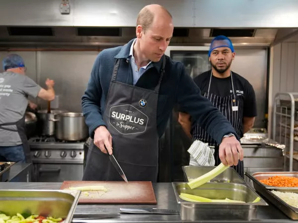 Prince William at Surplus to Supper in April 2024. Alastair Grant-WPA Pool/Getty Images