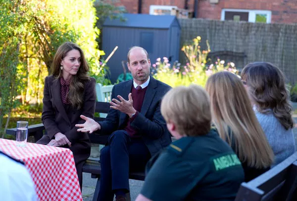 Kate Middleton and Prince William at a visit to Southport Community Centre in October 2024. Danny Lawson/Getty Images