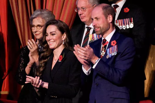 Kate Middleton and Prince William attend the Royal British Legion Festival of Remembrance in November 2024. Chris J RATCLIFFE / POOL / AFP / Getty Images