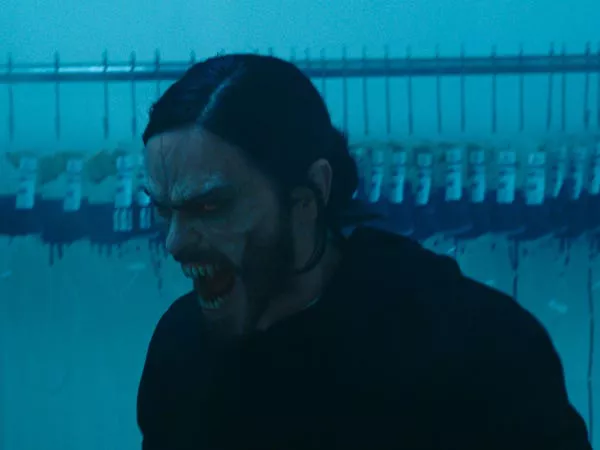 Jared Leto as Michael Morbius in 'Morbius.' Courtesy of Sony Pictures