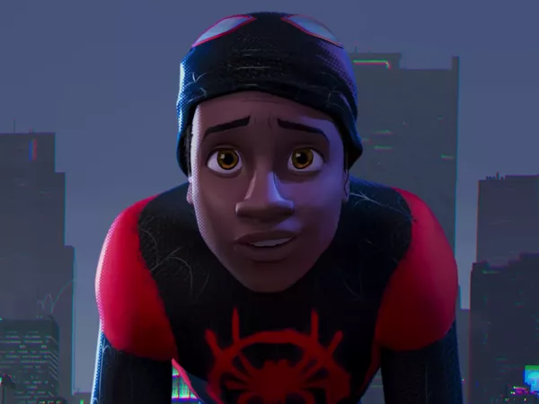 Miles Morales/Spider-Man (voiced by Shameik Moore) in 'Spider-Man: Into the Spider-Verse.' Sony Pictures Animation