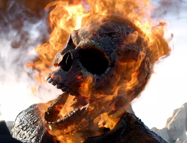 Nicolas Cage as Ghost Rider in 'Ghost Rider: Spirit of Vengeance.' Sony Pictures Releasing