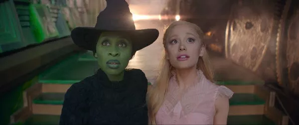 Cynthia Erivo and Ariana Grande in 'Wicked.' Universal Pictures