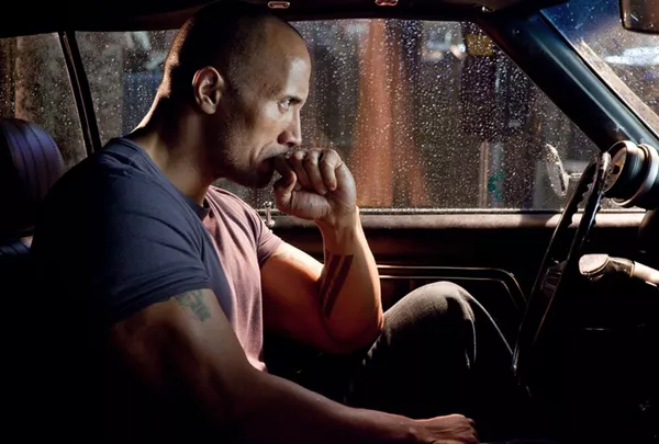 Dwayne Johnson en 'Faster.'