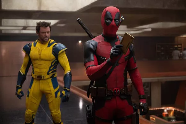 Hugh Jackman as Wolverine and Ryan Reynolds as Deadpool in 'Deadpool & Wolverine.'