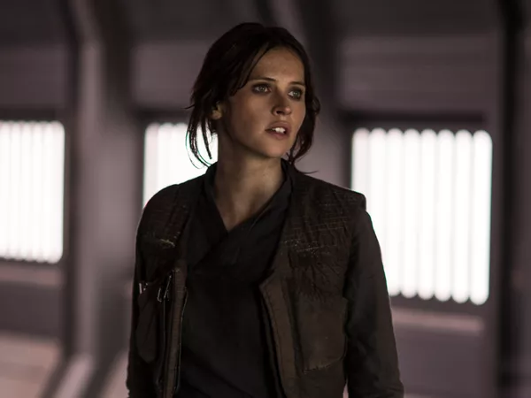 Felicity Jones en 'Rogue One.' Lucasfilm