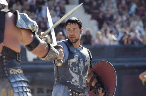 Russell Crowe en 'Gladiador'.