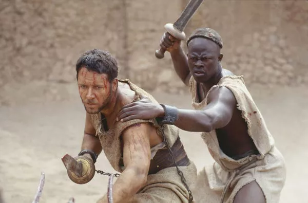 Djimon Hounsou en 'Gladiador'.