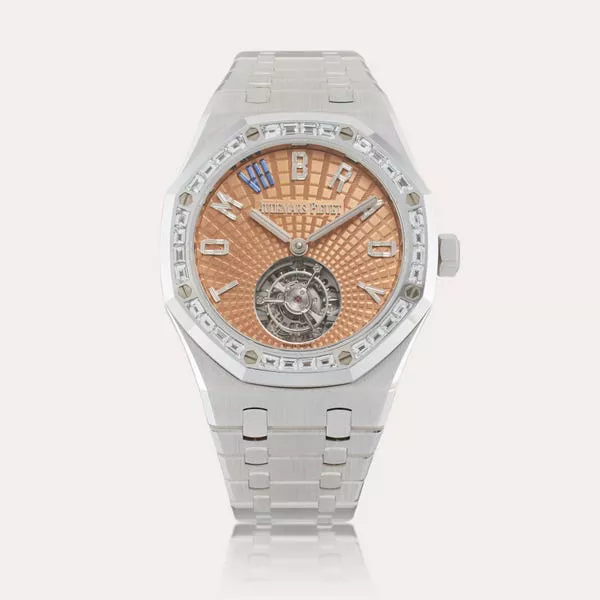 Brady's custom Audemars Piguet Royal Oak Flying Tourbillon sold for $720,000.