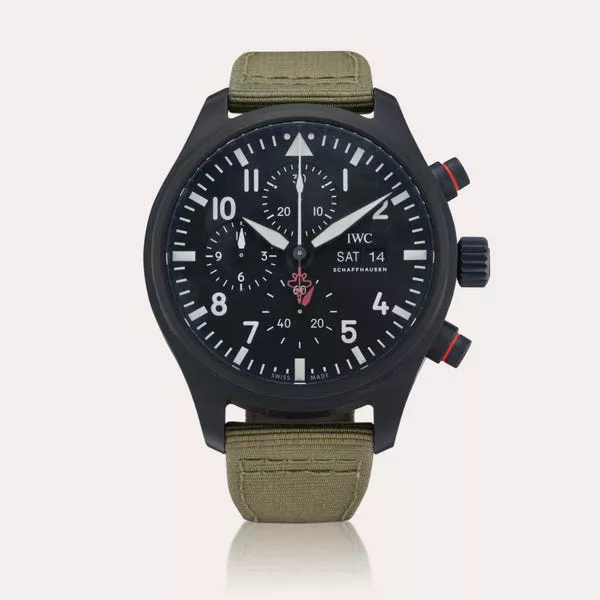 Brady's IWC Pilot's Watch Top Gun Edition 'SFTI' sold for $42,000.