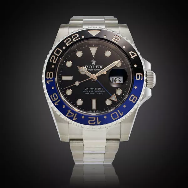 The Rolex 126710BLNR GMT-Master II 'Batman' sold for $60,000.