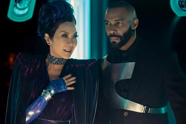 Michelle Yeoh as Georgiou and Omari Hardwick as Alok in 'Star Trek: Section 31.'