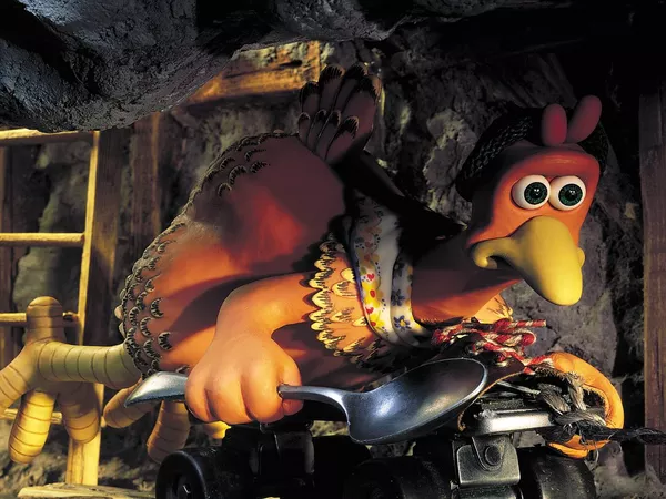 Ginger the chicken in 'Chicken Run.'