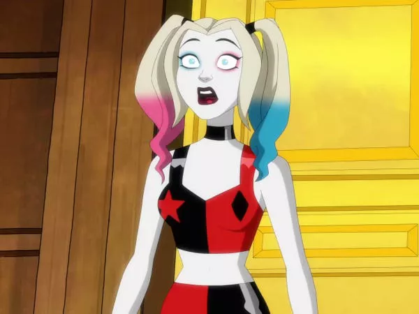 Harley Quinn (voz de Kaley Cuoco) en la temporada cinco de 'Harley Quinn'.