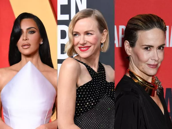 Kim Kardashian, Naomi Watts, and Sarah Paulson are all reuniting with Ryan Murphy on 'All's Fair.' Karwai Tang/Getty Images; Jon Kopaloff/Getty Images; John Nacion/FilmMagic via Getty Images