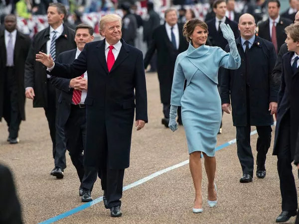 Donald y Melania Trump en el Día de la Inauguración 2017