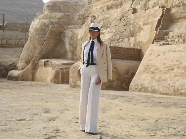 Melania Trump en octubre de 2018