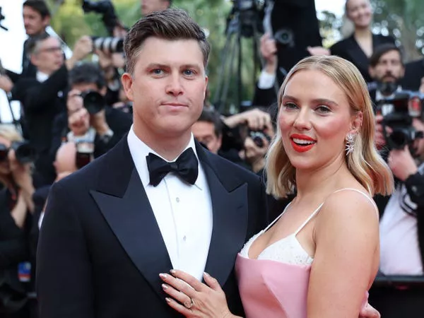 Colin Jost y Scarlett Johansson se casaron en 2020. Vittorio Zunino Celotto/Staff/Getty Images