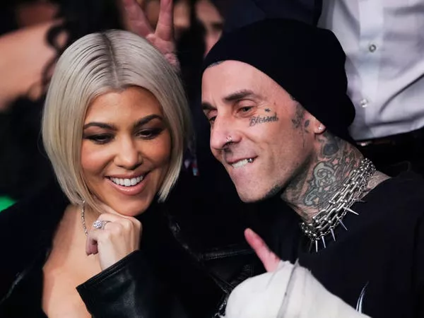 Kourtney Kardashian Barker y Travis Barker están casados desde 2022. Jeff Bottari/Contributor/Zuffa LLC via Getty Images