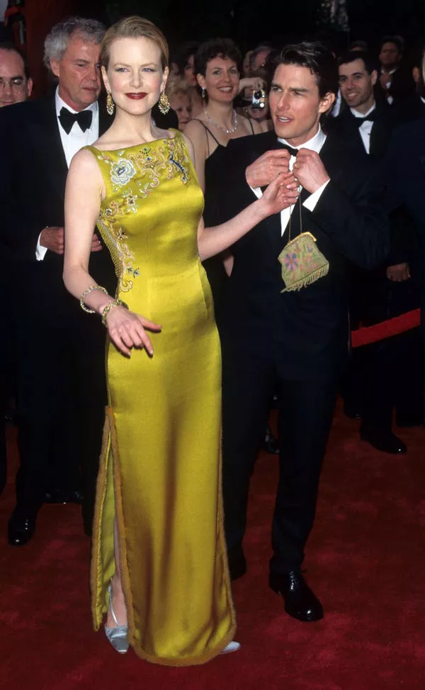 Nicole Kidman y Tom Cruise en los 69º Premios de la Academia el 24 de marzo de 1997.