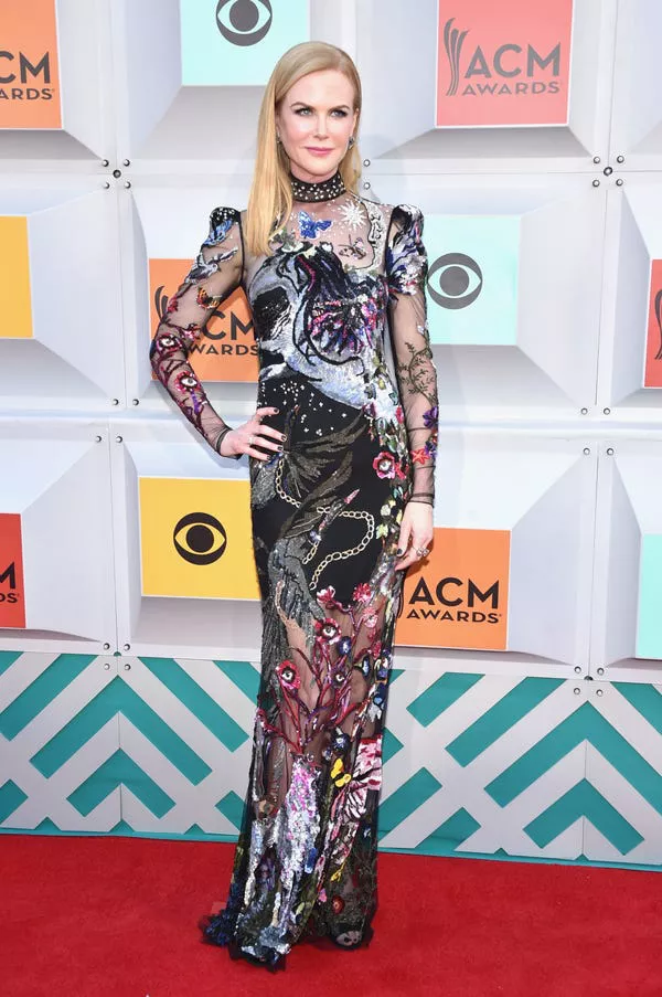 Nicole Kidman en los 51º Premios de la Academia de Música Country el 3 de abril de 2016.