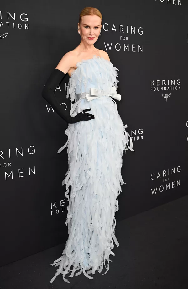 Nicole Kidman asistió a la cena Caring For Women de Kering el 12 de septiembre de 2023.